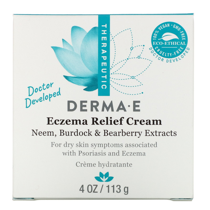 Derma E, Eczema Relief Cream, 4 oz (113 g)