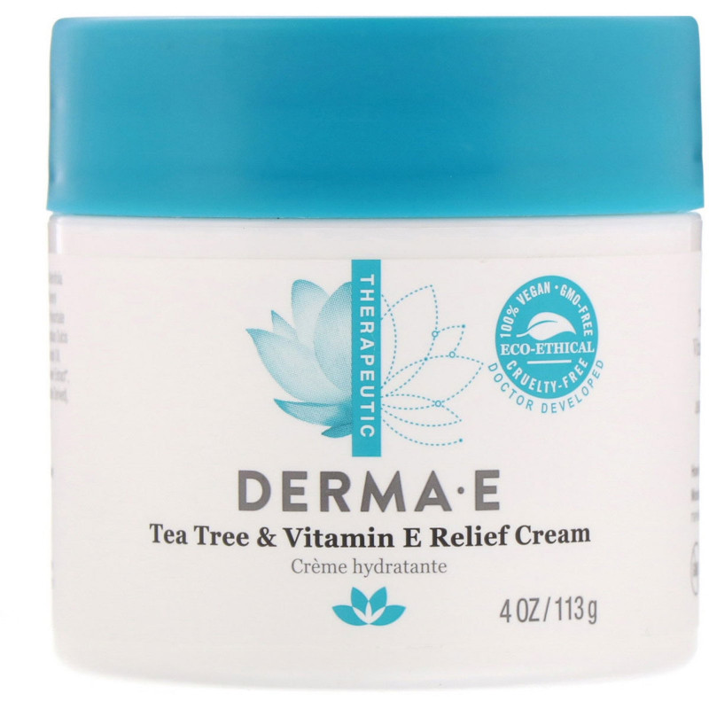 Derma E, Антисептический крем с витамином E, 4 унц. (113 г)