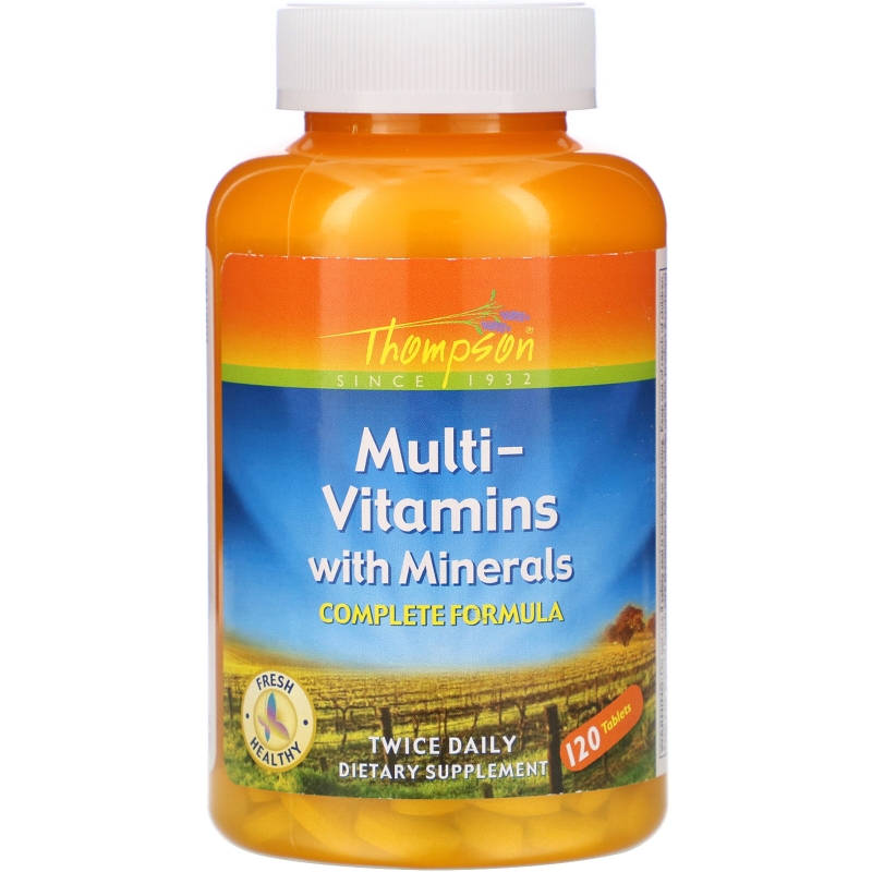 Thompson, Multi-Vitamin with Minerals, 120 Tablets