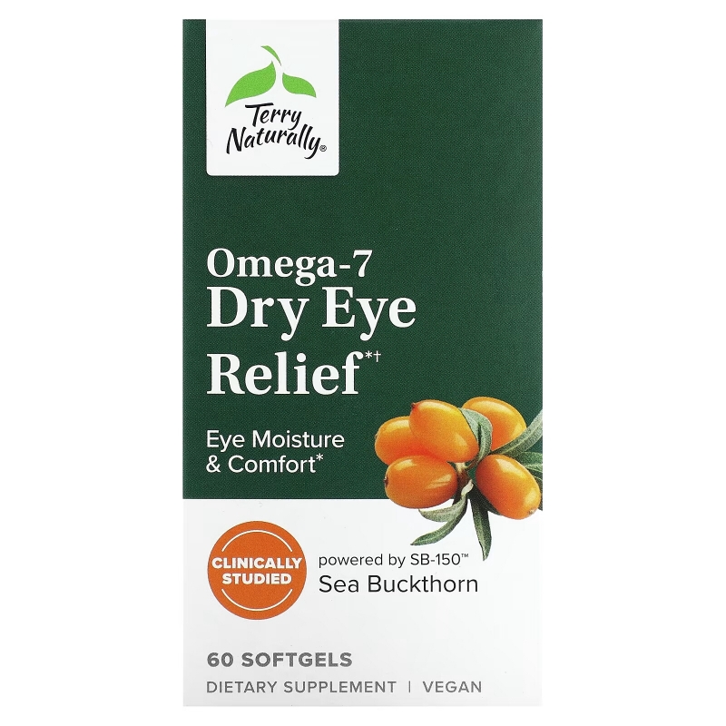 Terry Naturally, Omega 7, Dry Eye Relief, 60 Softgels