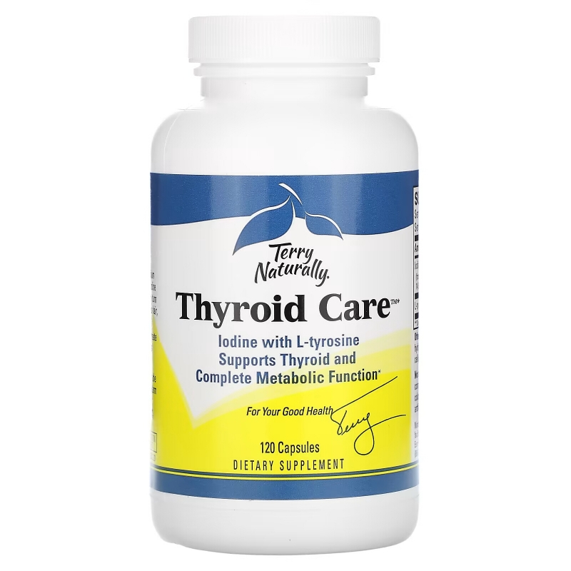 Terry Naturally Terry Naturally Thyroid Care забота о щитовидной железе 120 капсул