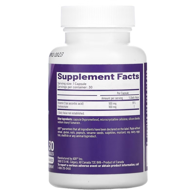 Advanced Orthomolecular Research AOR Advanced Series антивозрастная добавка benaGene 30 капсул