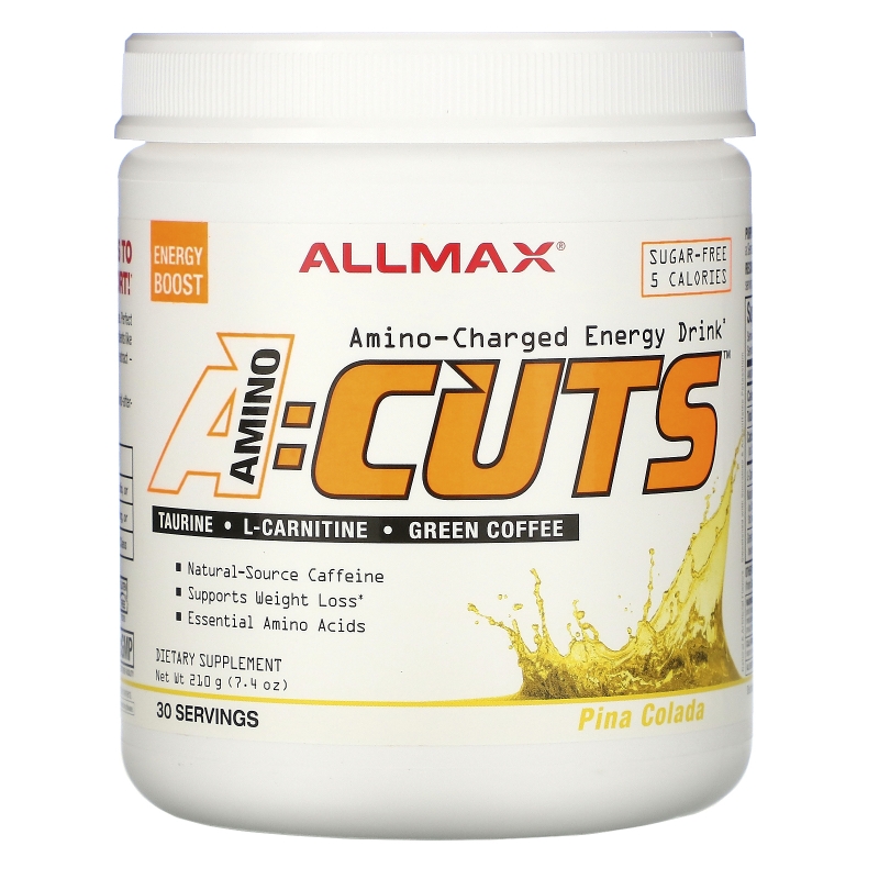 ALLMAX Nutrition, AminoCuts, Pina Colada, 7.4 oz (210 g)