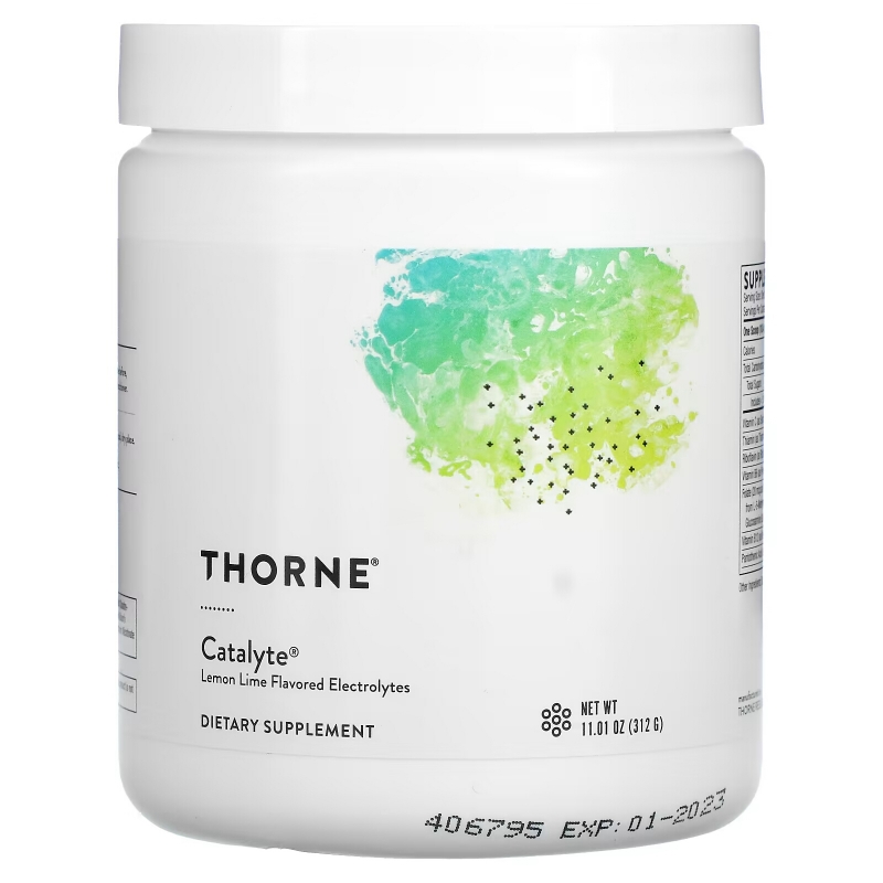 Thorne, Catalyte, Lemon Lime Flavored Electrolytes, 11.01 oz (312 g)