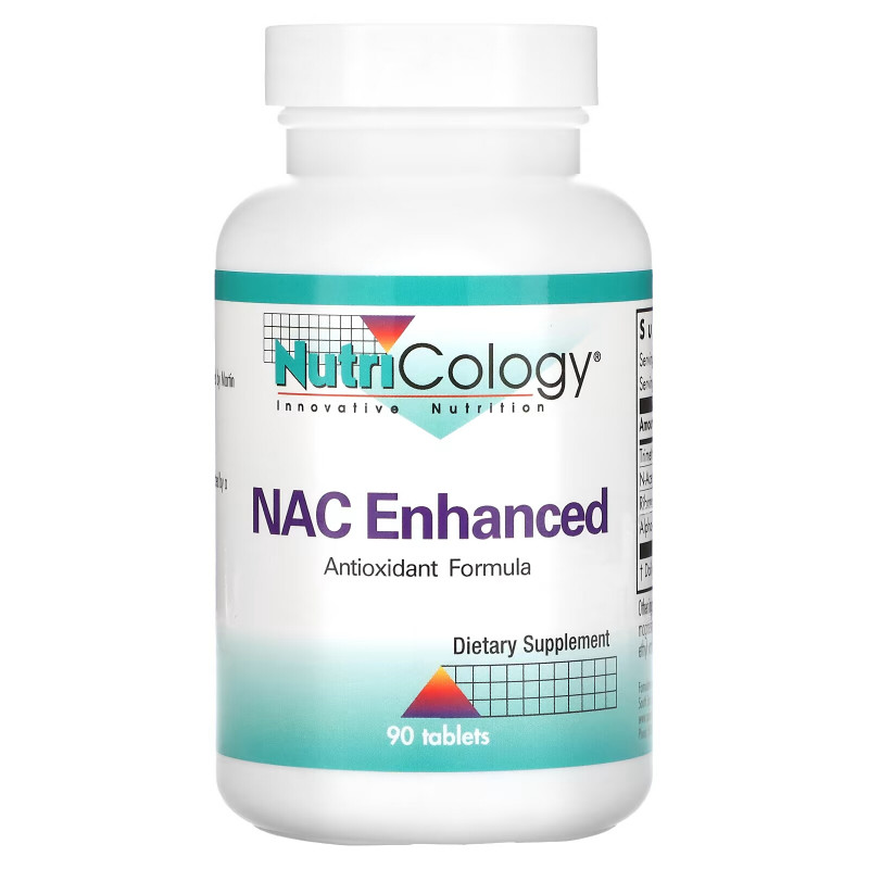 Nutricology, NAC Enhanced , 90 таблеток