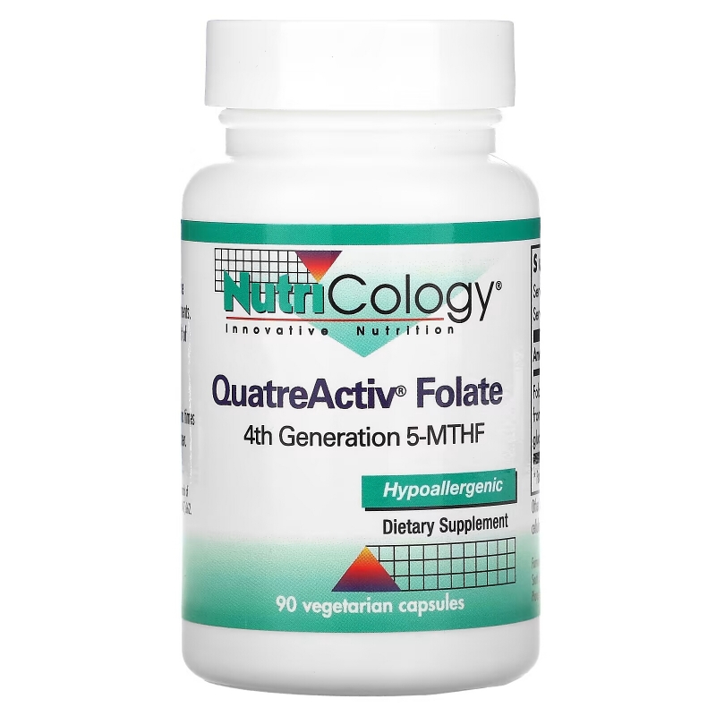 Nutricology QuatreActiv фтолат 5–МТГФ 90 капсул