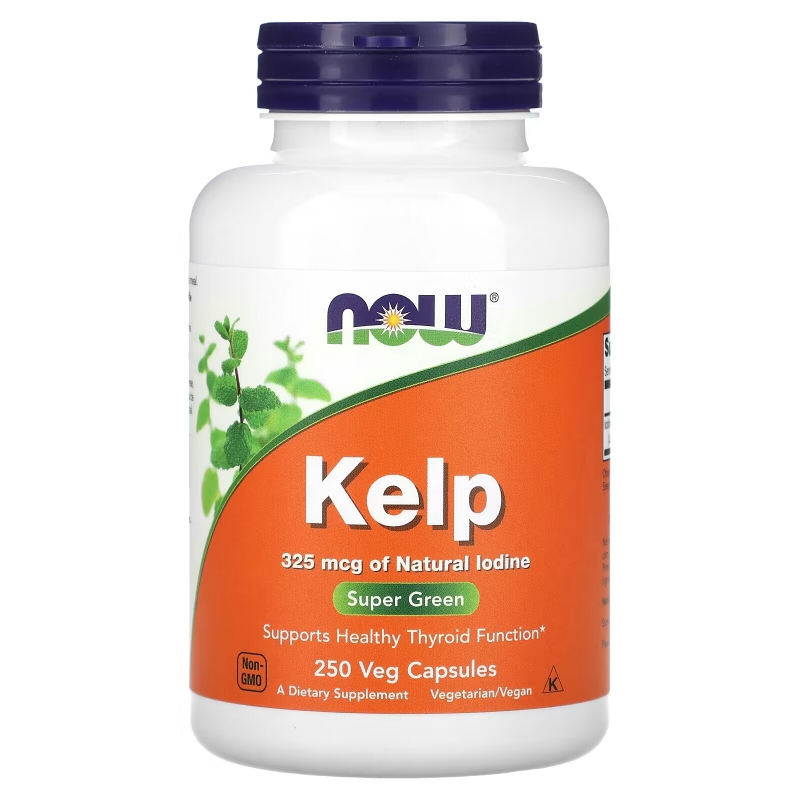 Now Foods Kelp Caps Овощной супер продукт 250 Капсул