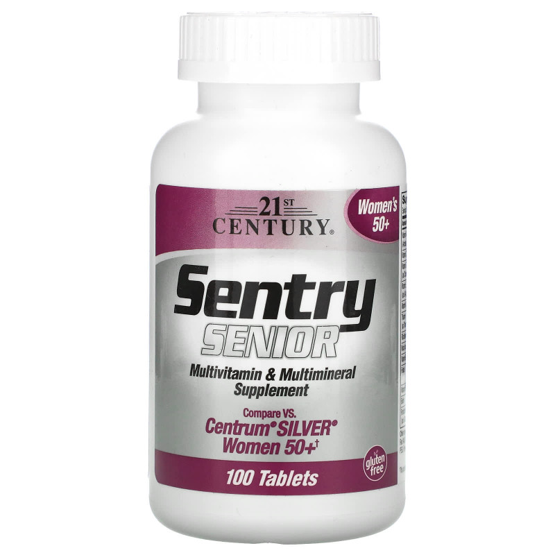 21st Century Health Care Sentry Senior Women's 50+ 100 Tablets