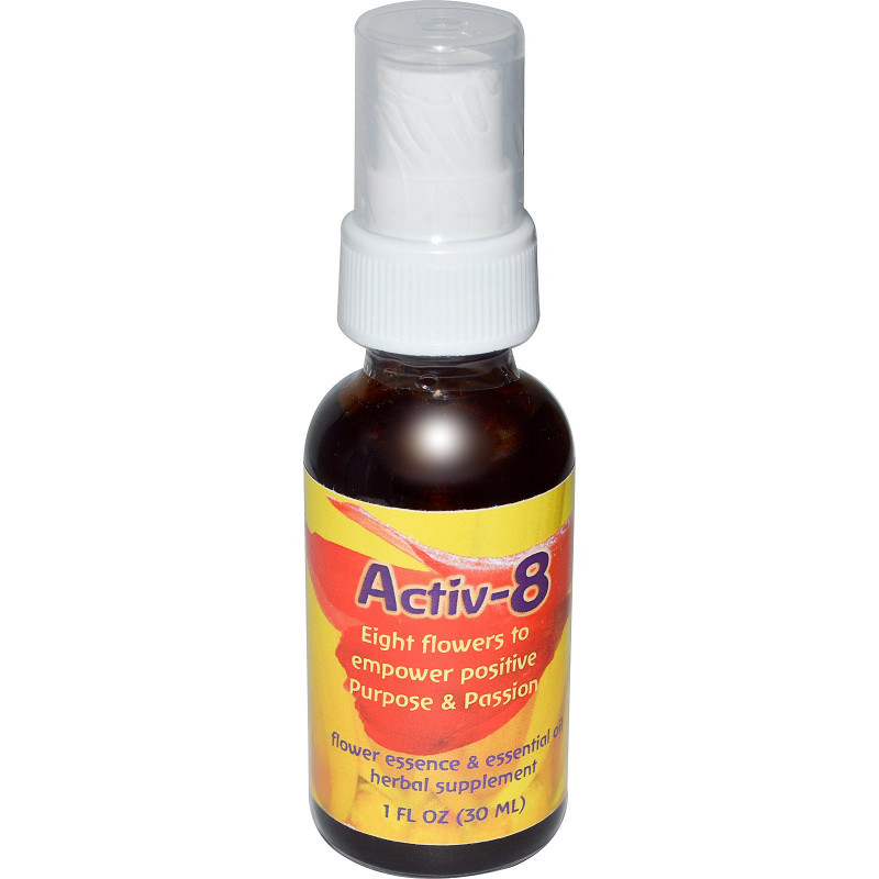 Flower Essence Services Activ-8 Flower Essence & Essential Oil 1 fl oz (30 ml)