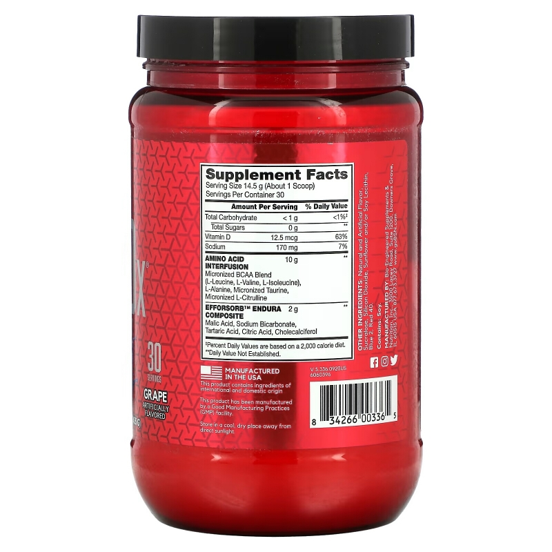 BSN, AminoX, Endurance & Recovery, Grape, 15.3 oz (435 g)