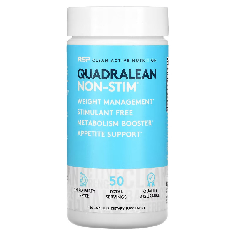 RSP Nutrition, QuadraLean, Stimulant-Free Weight Management, 150 Capsules