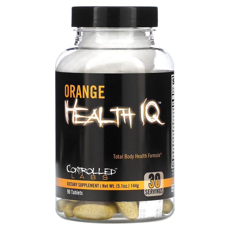 Controlled Labs, Orange Health IQ, 90 Tablets