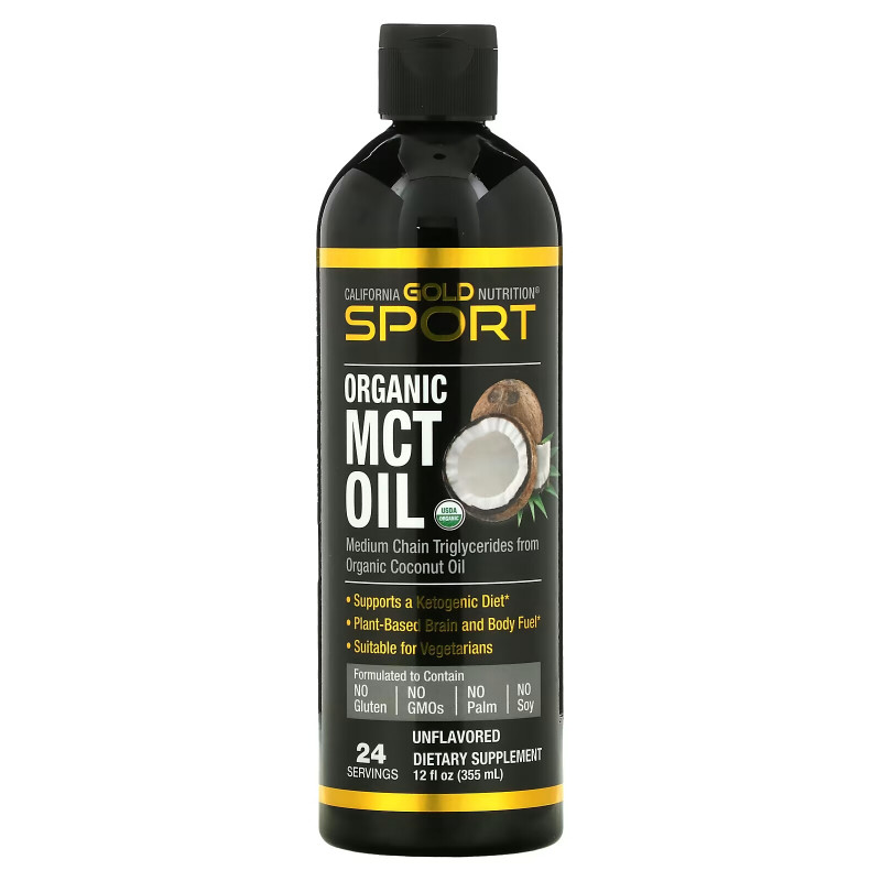 California Gold Nutrition, Organic MCT Oil, 12 fl oz (355 ml)